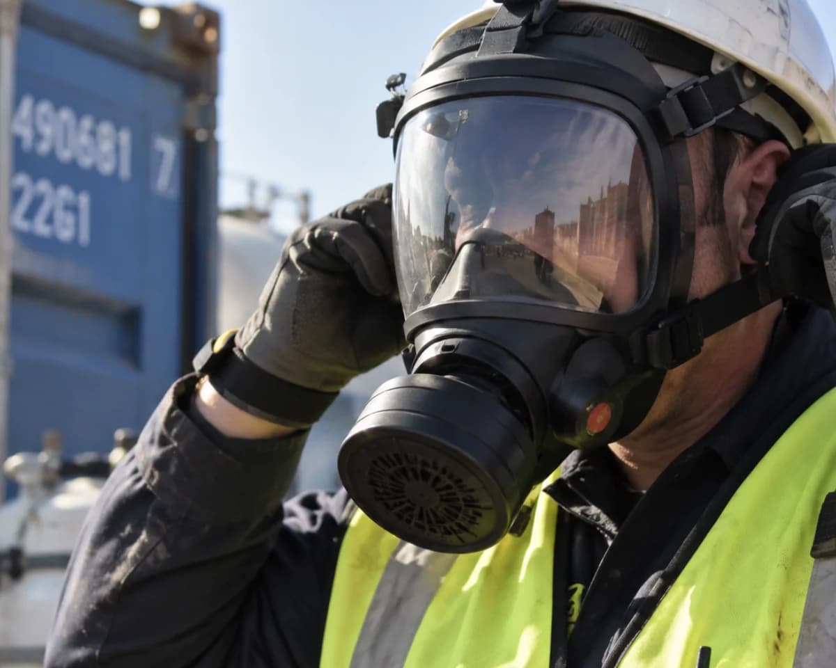 Container fumigated before export shipment.